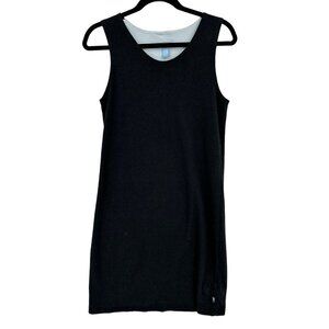 Horny Toad Sheath Dress Women S V-Neck Sleeveless Brown Knee‎ Length Key Pocket